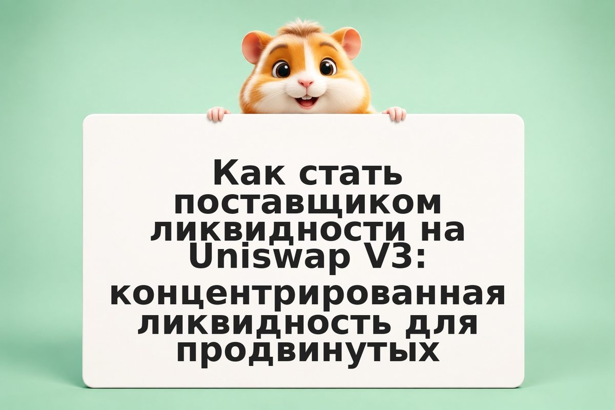 Как стать поставщиком ликвидности на Uniswap V3: концентрированная ликвидность д