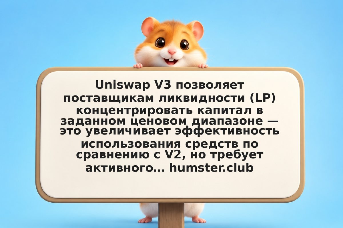 Как стать поставщиком ликвидности на Uniswap V3: концентрированная ликвидность д