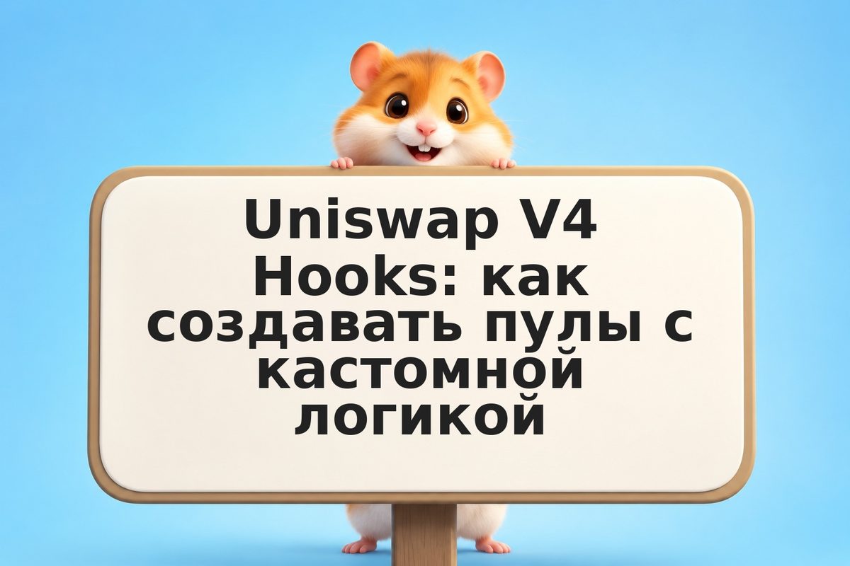 Uniswap V4 Hooks: как создавать пулы с кастомной логикой