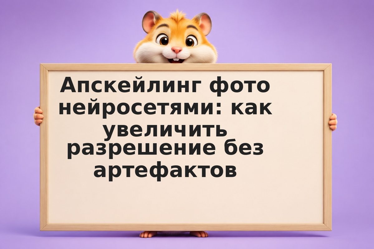 Апскейлинг фото нейросетями: как увеличить разрешение без артефактов
