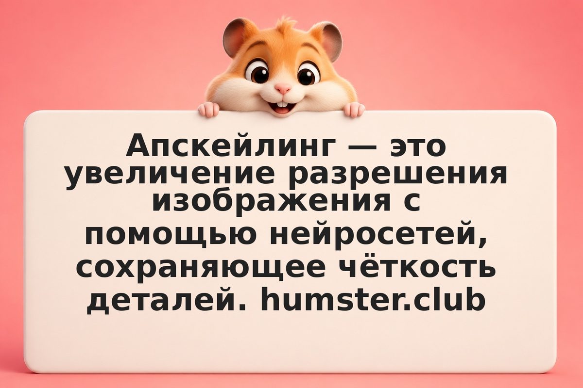 Апскейлинг фото нейросетями: как увеличить разрешение без артефактов