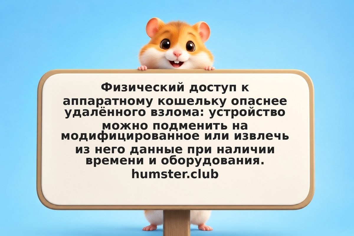Аппаратный кошелёк в дороге: как защитить от кражи и физической подмены
