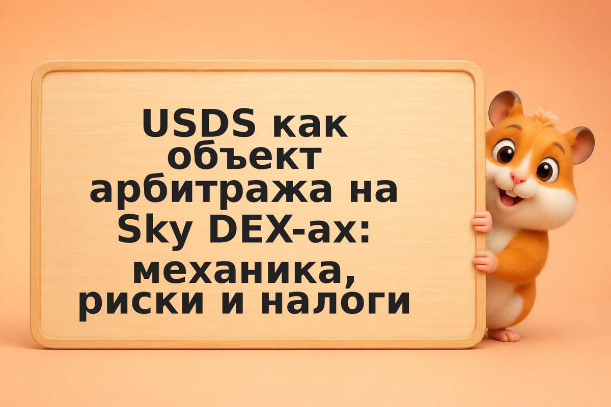 USDS как объект арбитража на Sky DEX-ах: механика, риски и налоги