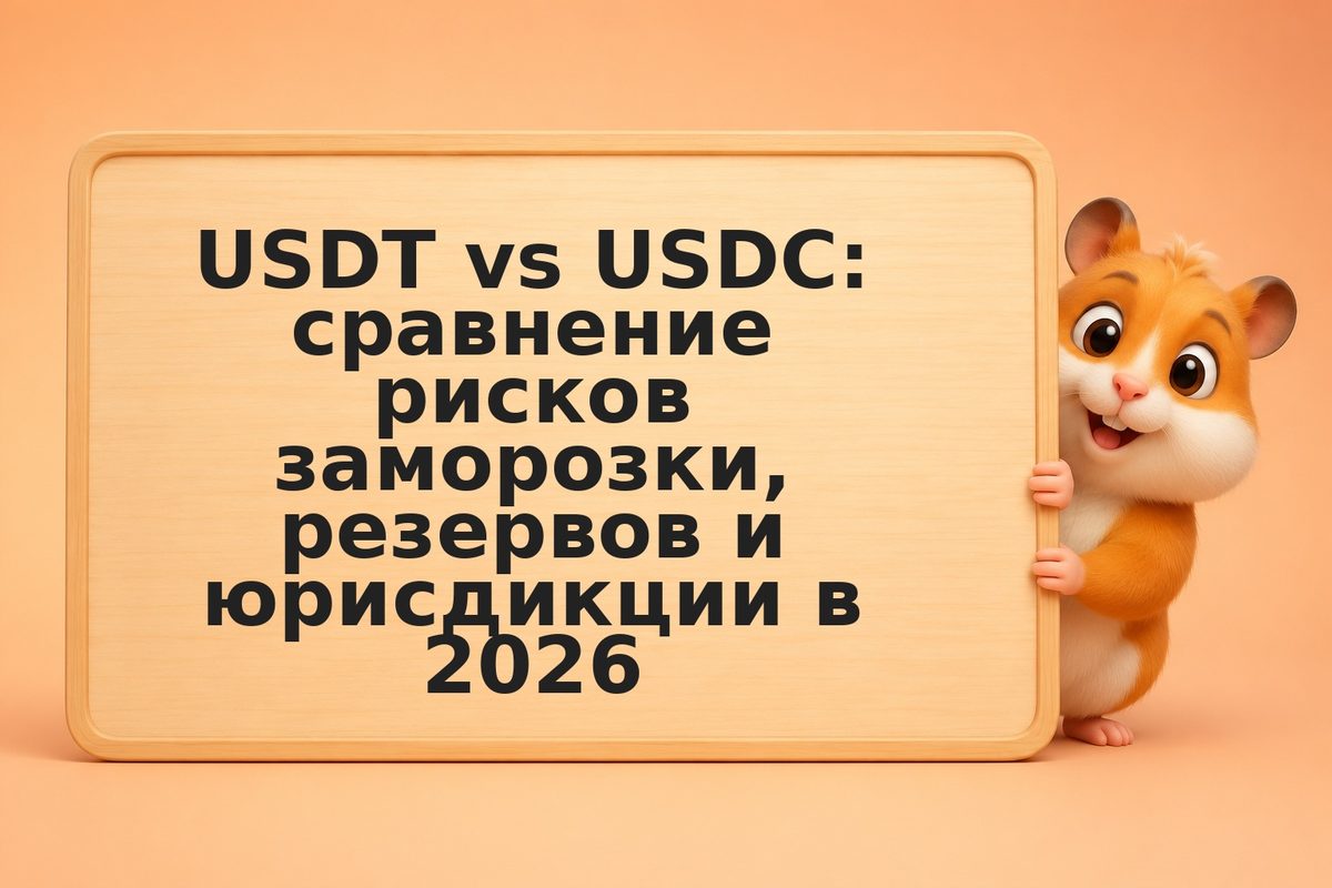 USDT vs USDC: сравнение рисков заморозки, резервов и юрисдикции в 2026