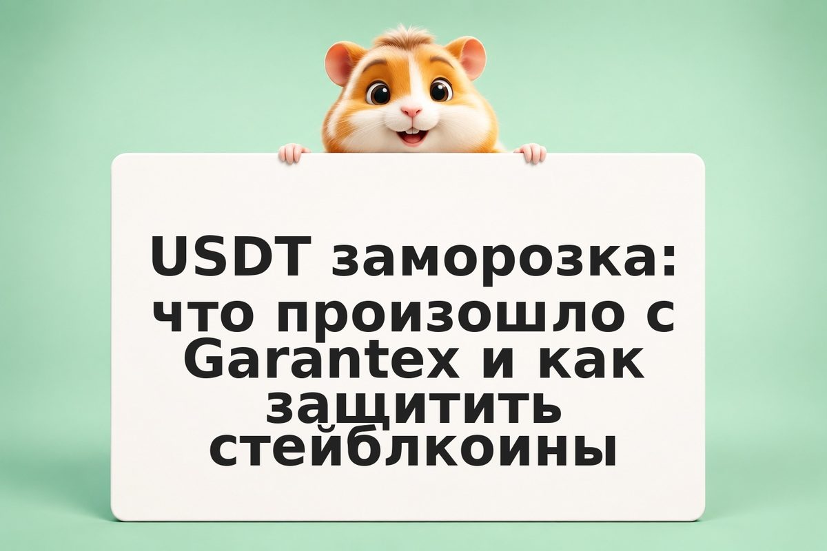 USDT заморозка: что произошло с Garantex и как защитить стейблкоины