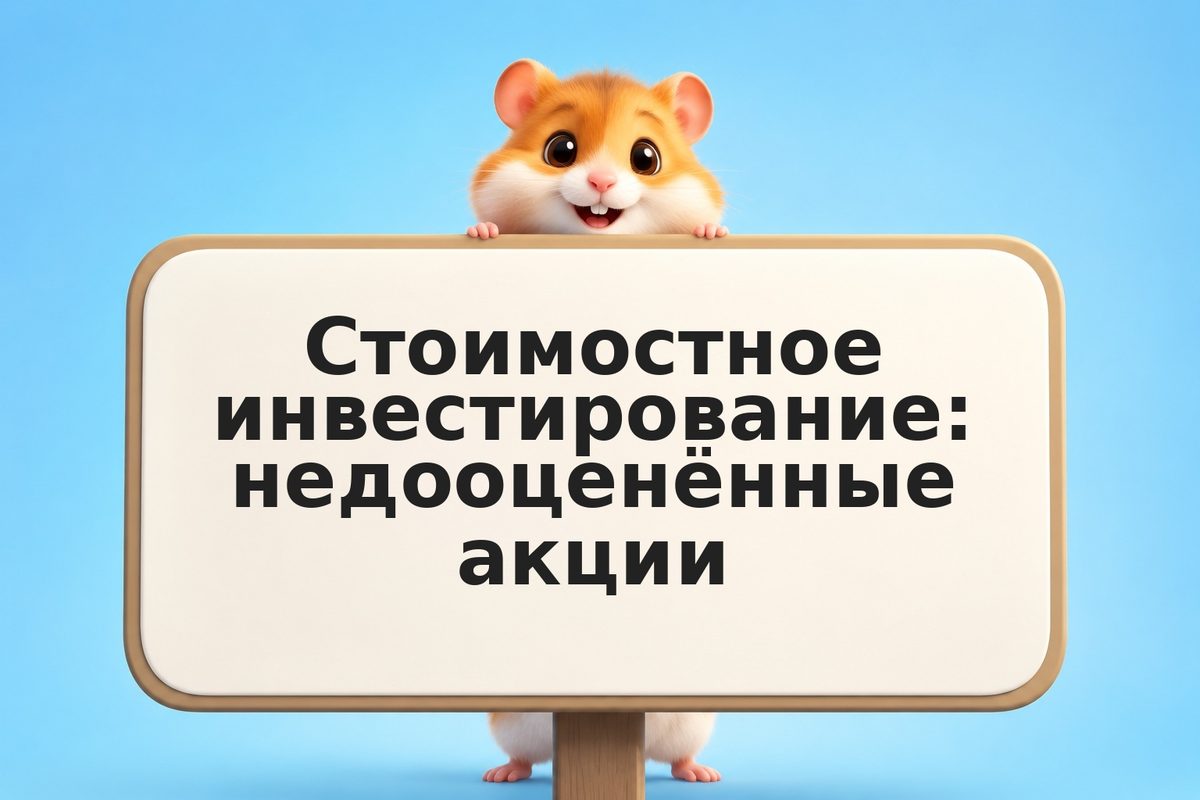Стоимостное инвестирование: недооценённые акции