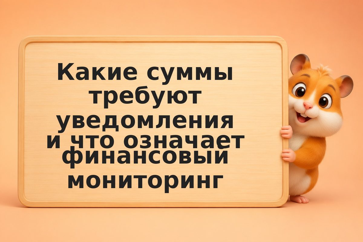 Какие суммы требуют уведомления и что означает финансовый мониторинг