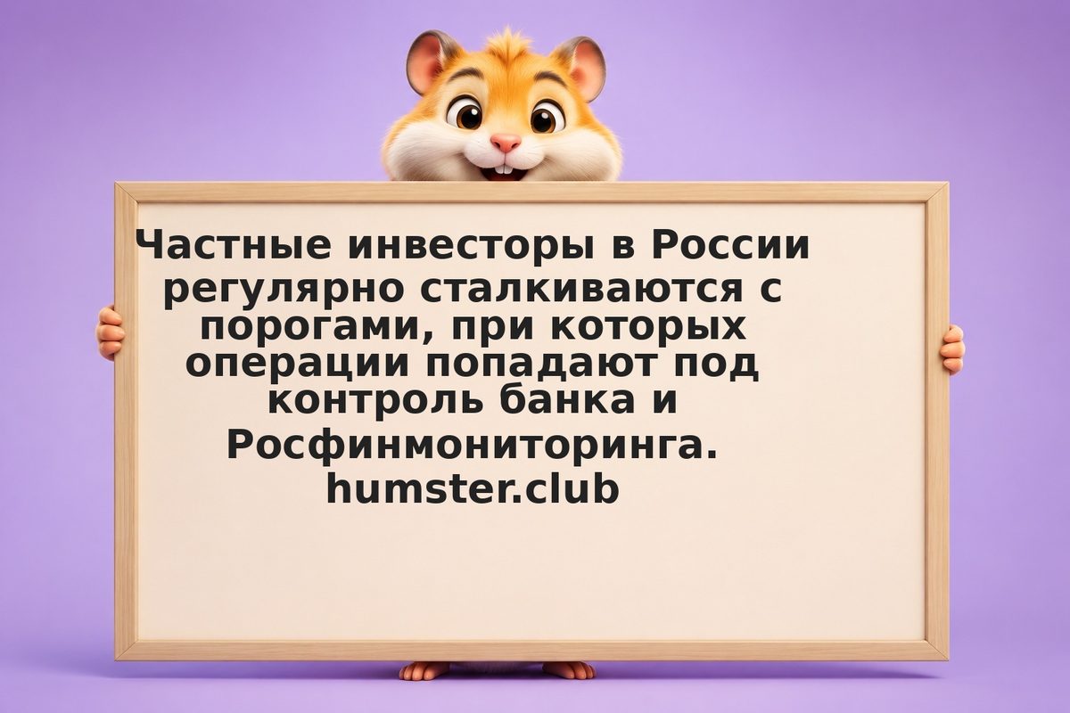 Какие суммы требуют уведомления и что означает финансовый мониторинг