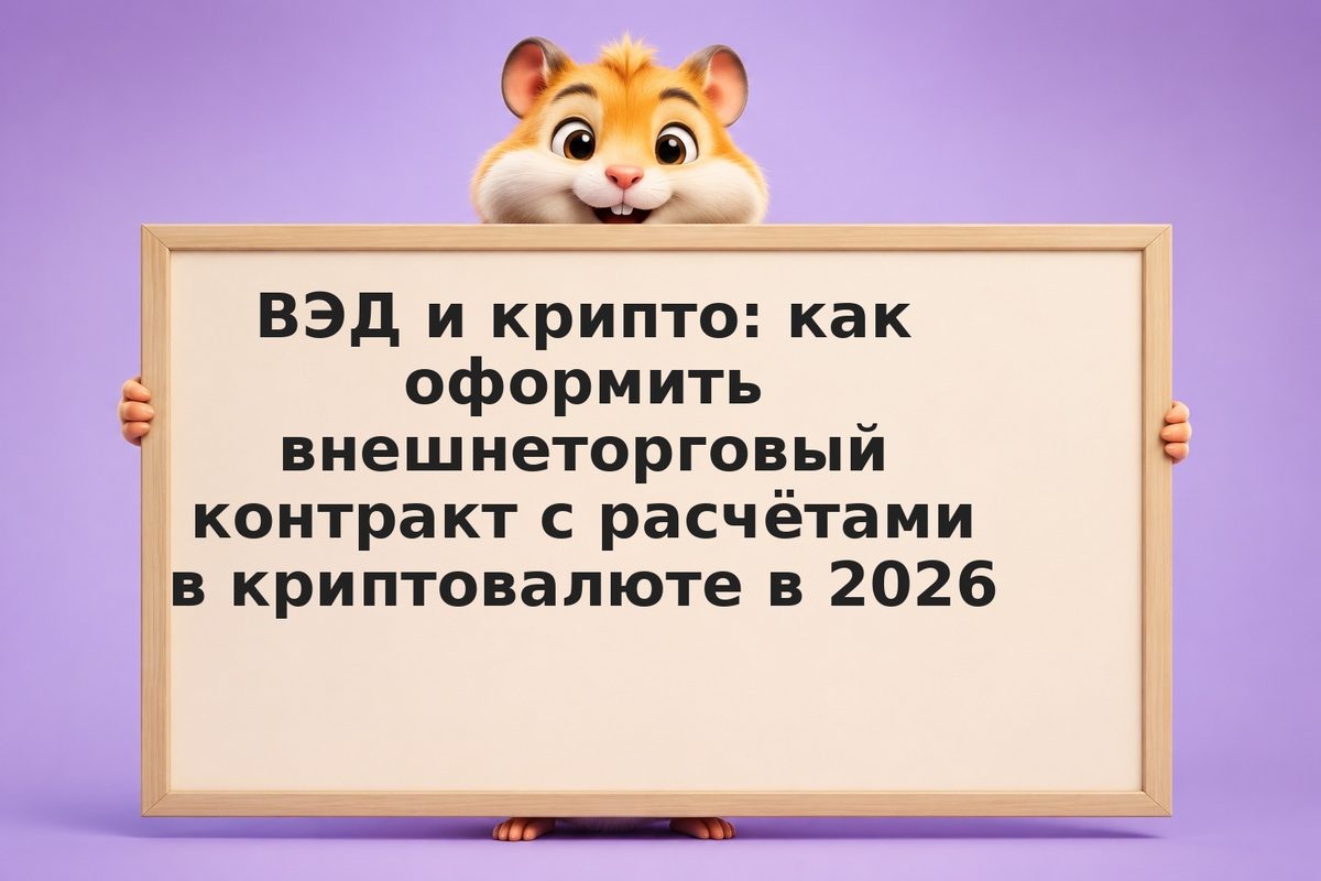 ВЭД и крипто: как оформить внешнеторговый контракт с расчётами в криптовалюте в 