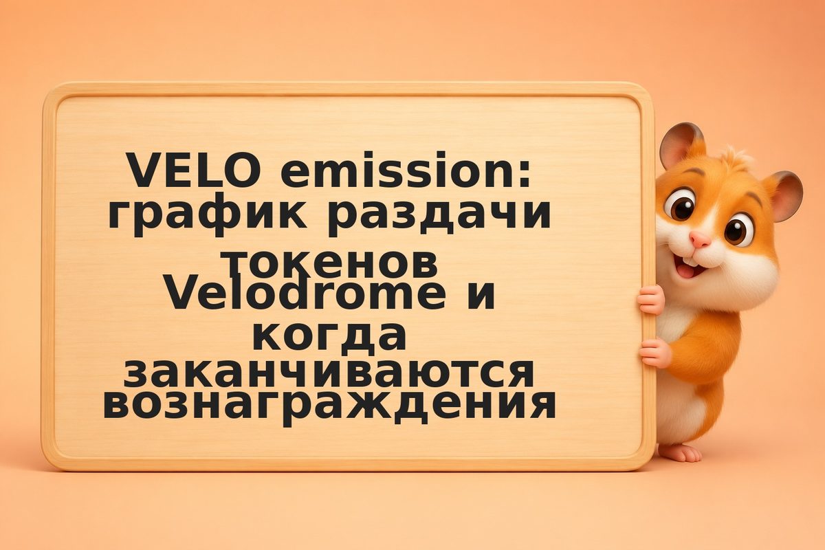 VELO emission: график раздачи токенов Velodrome и когда заканчиваются вознагражд