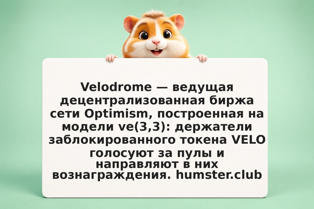 Velodrome на Optimism: выбор пары и оптимизация дохода LP