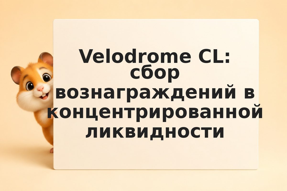 Velodrome CL: сбор вознаграждений в концентрированной ликвидности