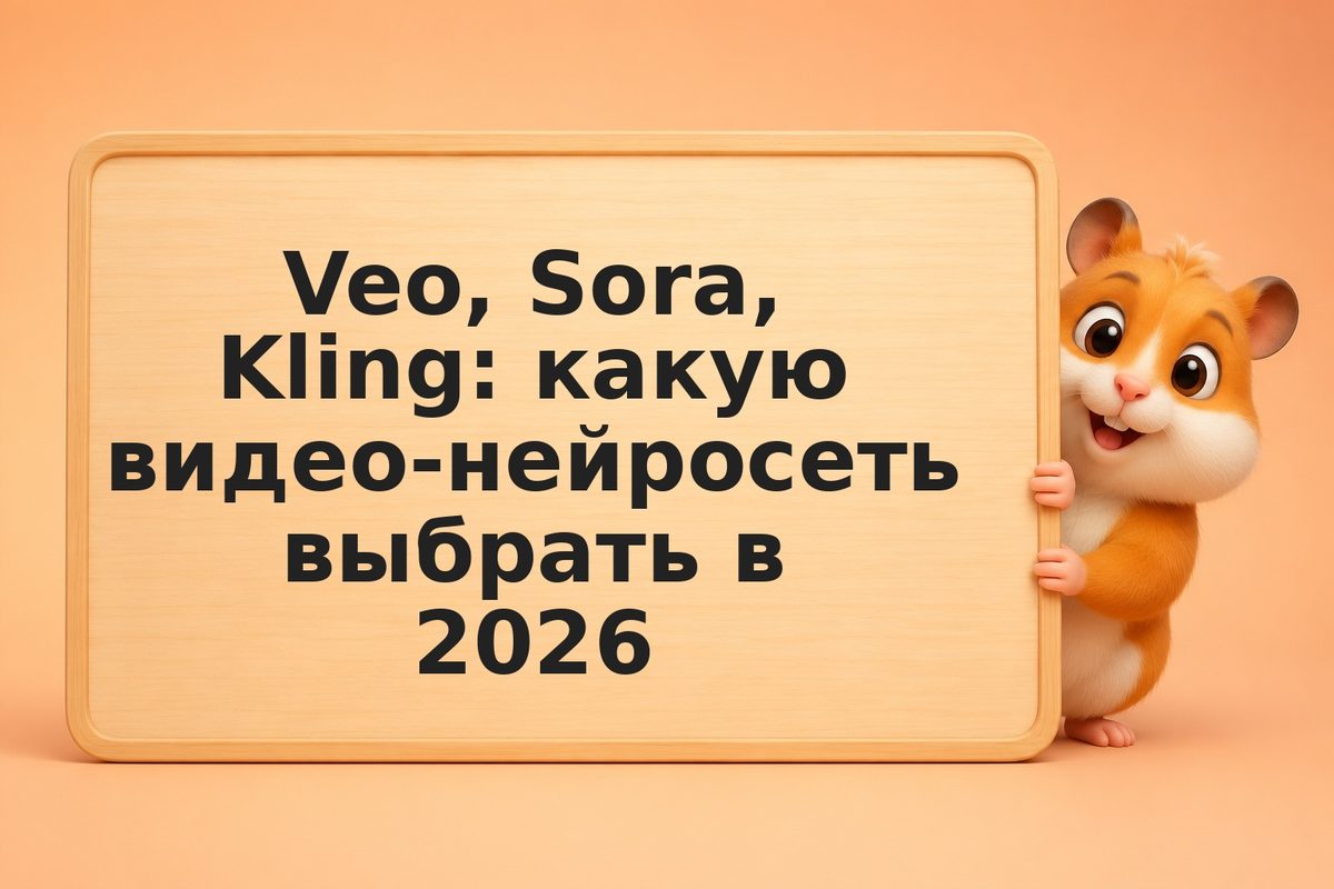 Veo, Sora, Kling: какую видео-нейросеть выбрать в 2026