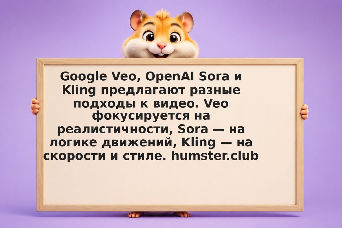 Veo, Sora, Kling: какую видео-нейросеть выбрать в 2026