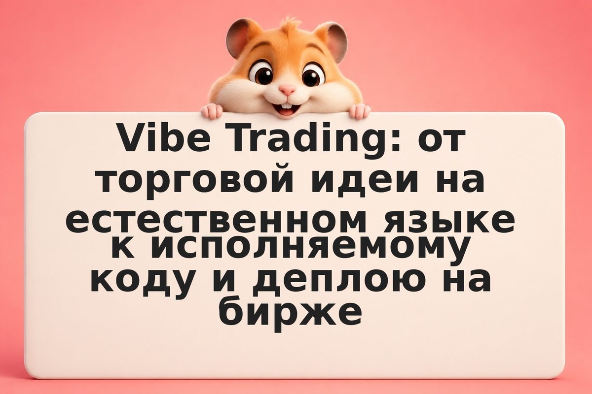 Vibe Trading: от торговой идеи на естественном языке к исполняемому коду и депло