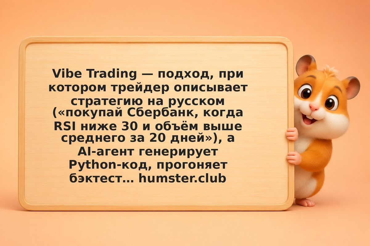 Vibe Trading: от торговой идеи на естественном языке к исполняемому коду и депло