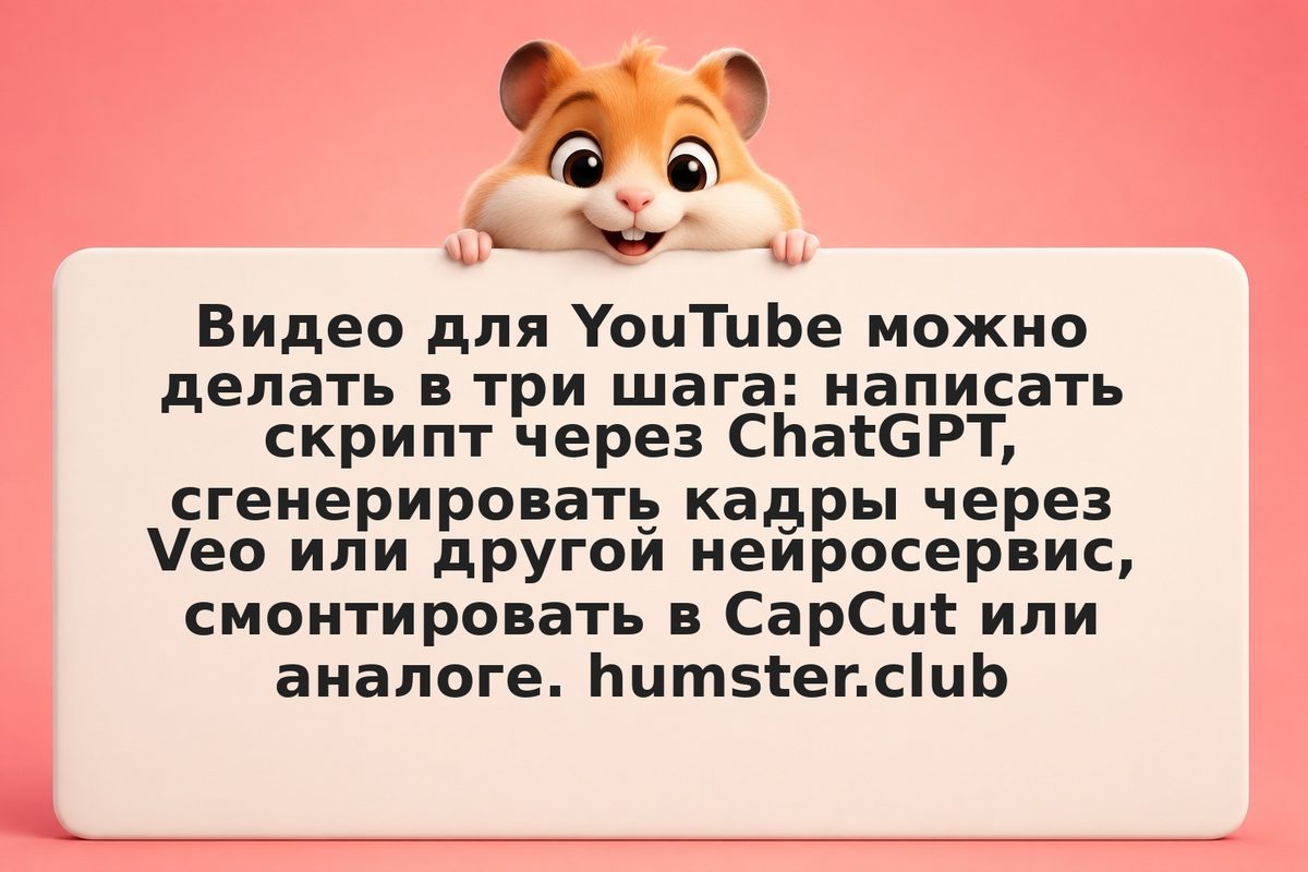 Создание видео для YouTube с AI: полный гайд от скрипта до выпуска