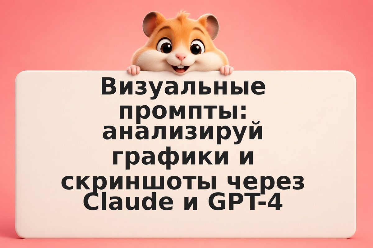 Визуальные промпты: анализируй графики и скриншоты через Claude и GPT-4
