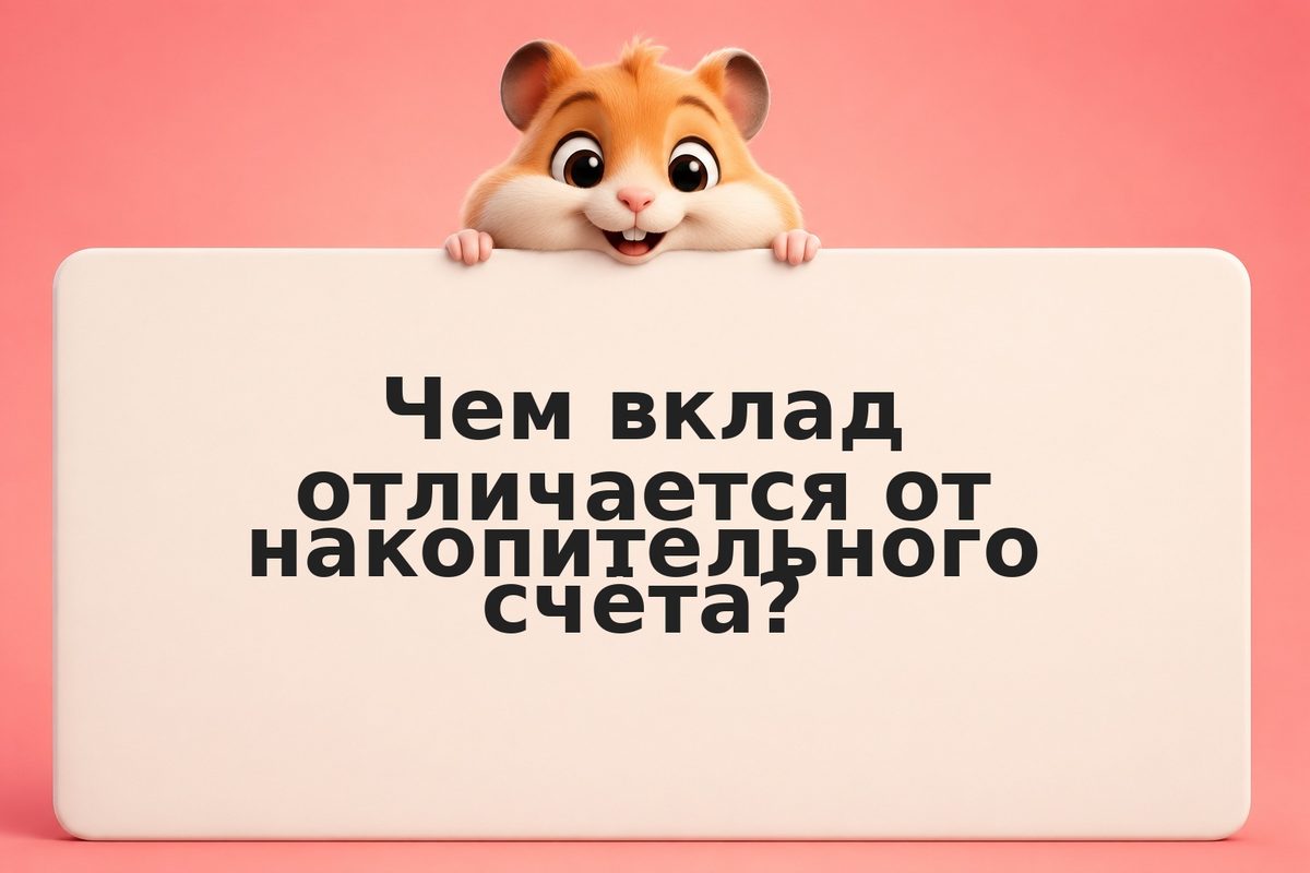 Вклад или накопительный счёт: что выбрать в 2026 году
