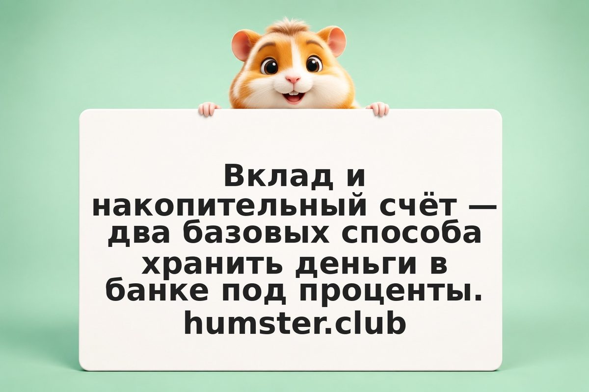 Вклад или накопительный счёт: что выбрать в 2026 году