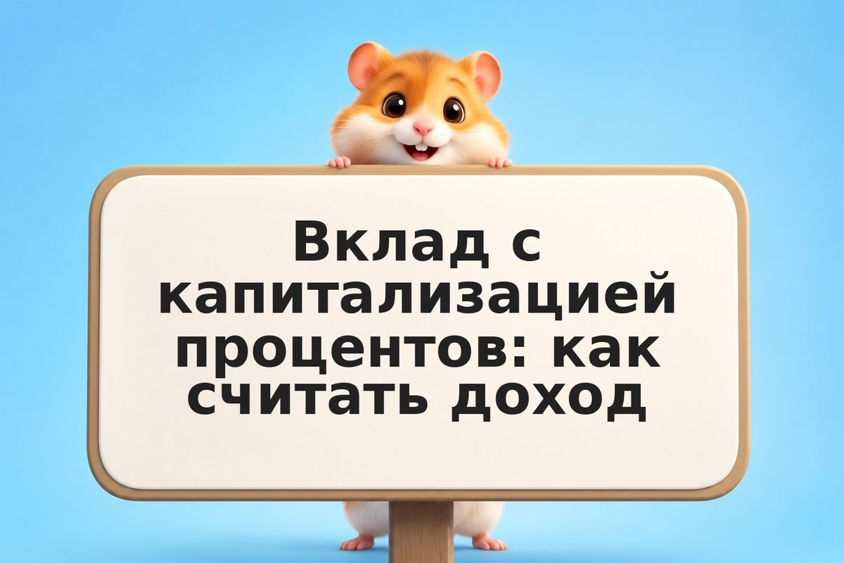 Вклад с капитализацией процентов: как считать доход