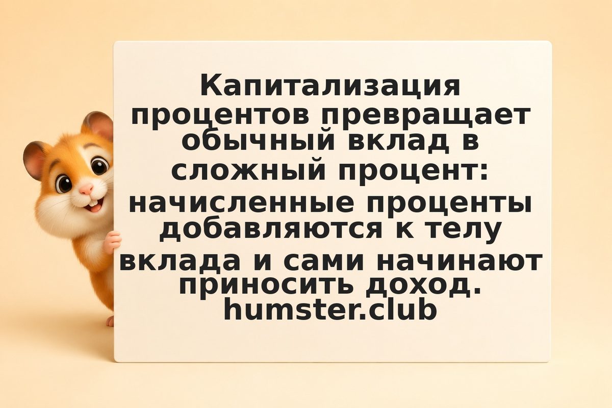 Вклад с капитализацией процентов: как считать доход