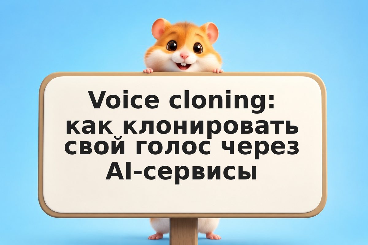 Voice cloning: как клонировать свой голос через AI-сервисы
