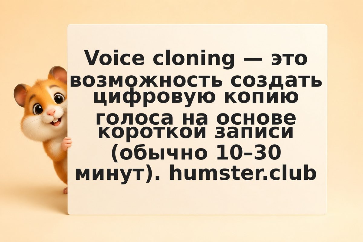 Voice cloning: как клонировать свой голос через AI-сервисы