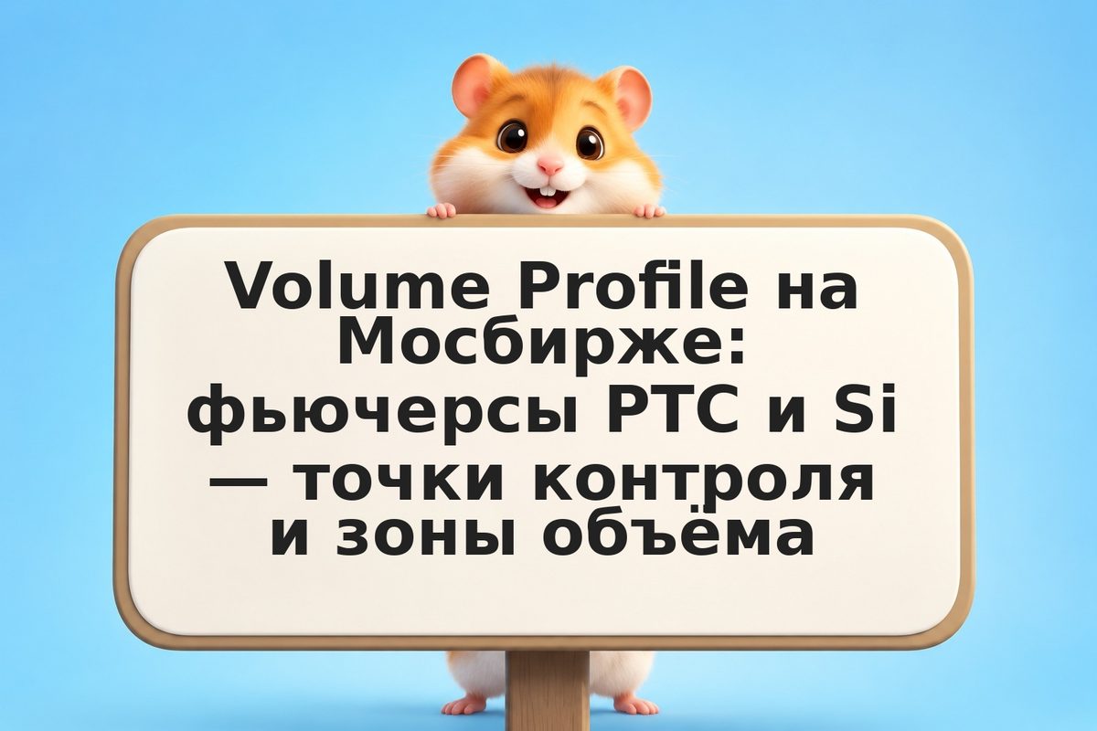 Volume Profile на Мосбирже: фьючерсы РТС и Si — точки контроля и зоны объёма