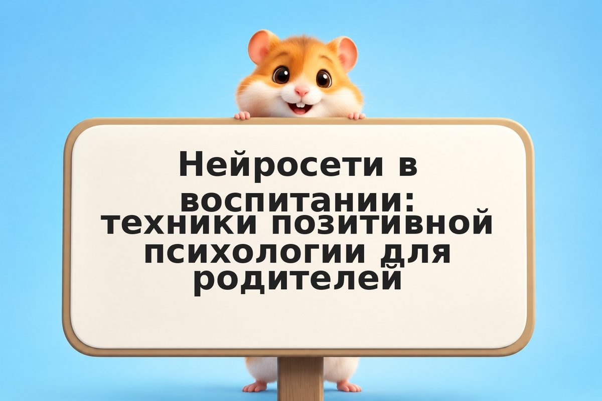 Нейросети в воспитании: техники позитивной психологии для родителей