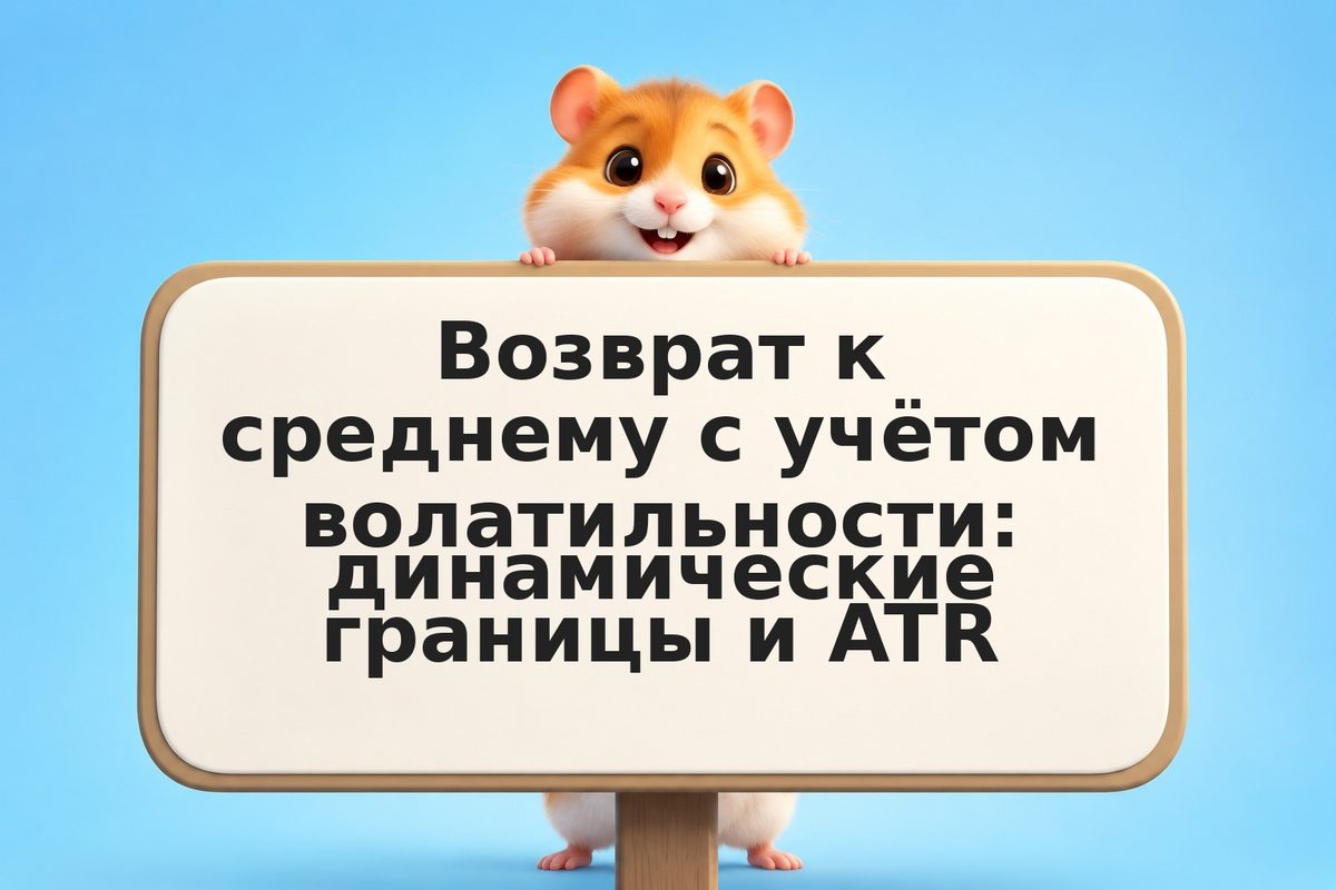 Возврат к среднему с учётом волатильности: динамические границы и ATR