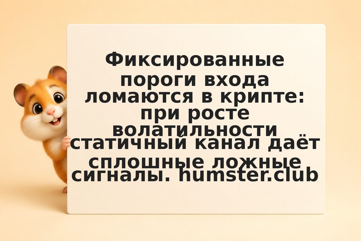 Возврат к среднему с учётом волатильности: динамические границы и ATR