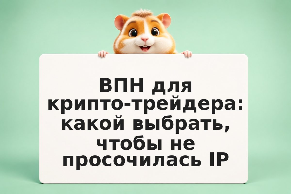 ВПН для крипто-трейдера: какой выбрать, чтобы не просочилась IP