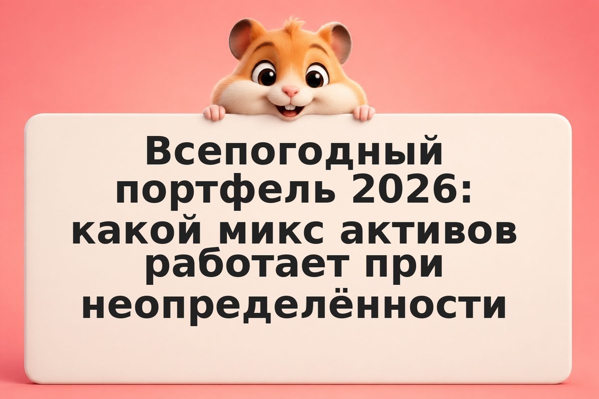 Всепогодный портфель 2026: какой микс активов работает при неопределённости