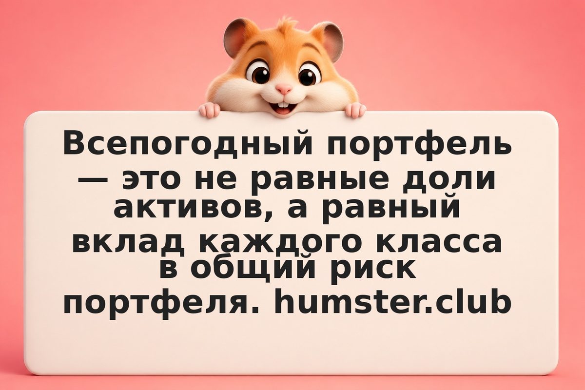 Всепогодный портфель Далио: стратегия паритета рисков 30/55/15
