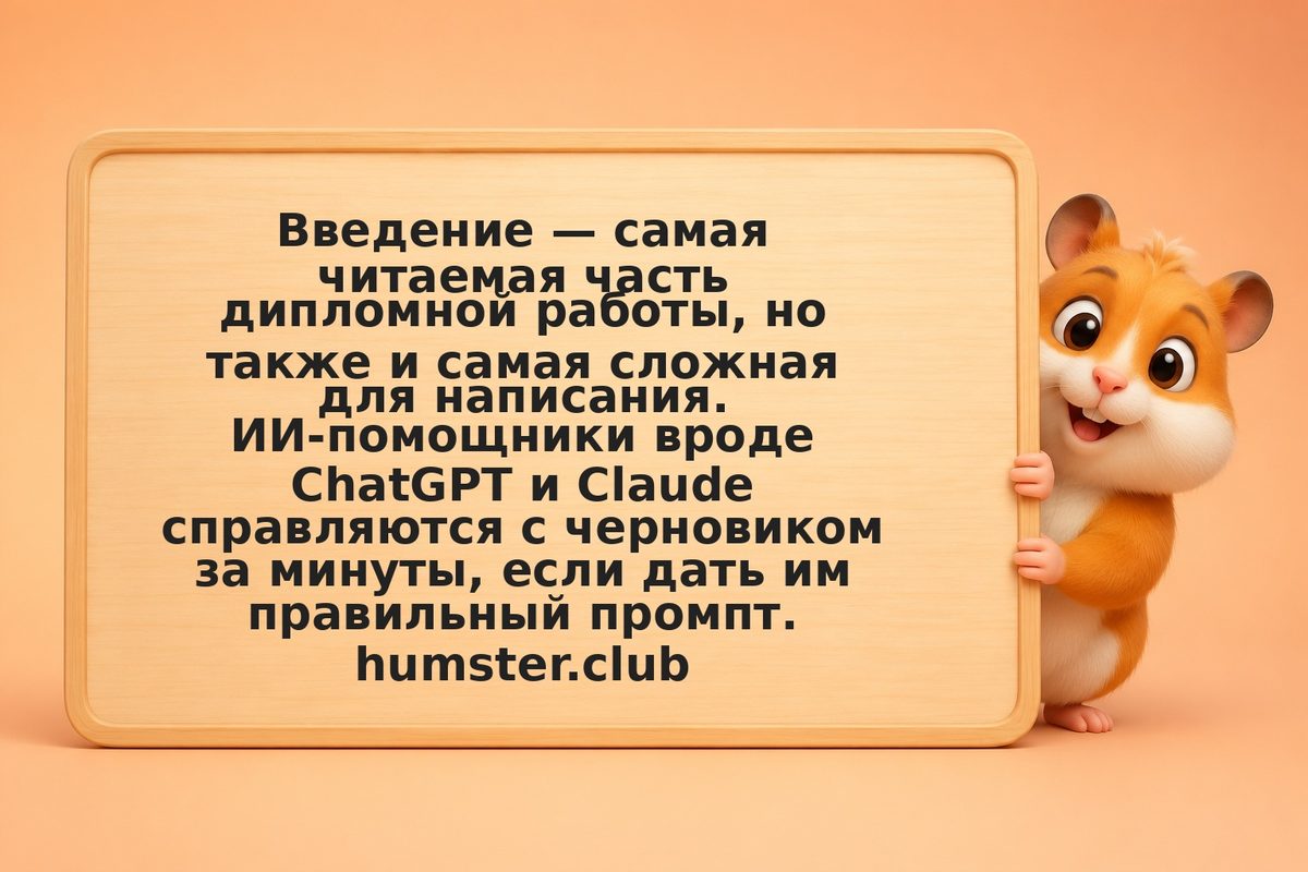 Как написать введение дипломной работы с помощью ИИ: пошаговый гайд