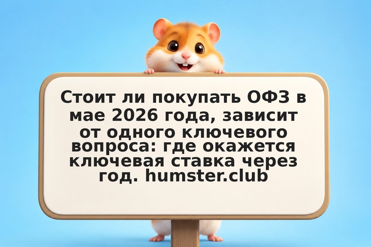 Выгодно ли купить ОФЗ в мае 2026: риск-кейс и прогноз ставок