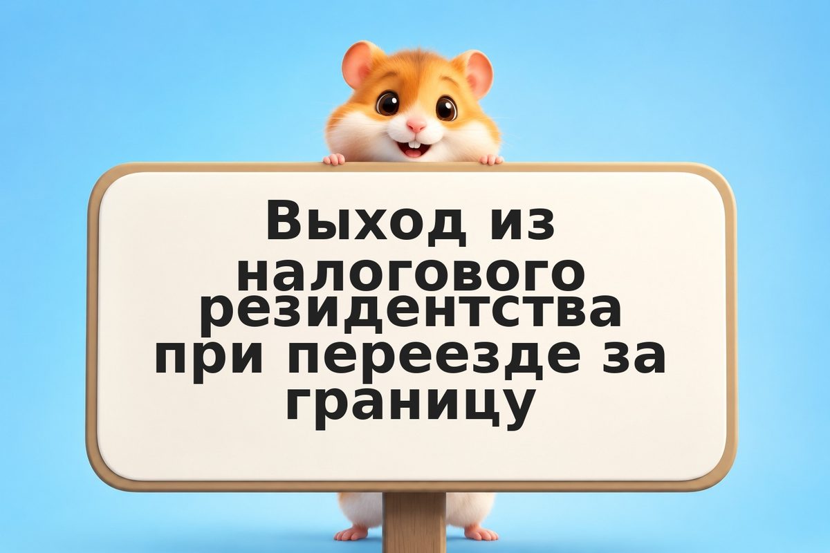 Выход из налогового резидентства при переезде за границу