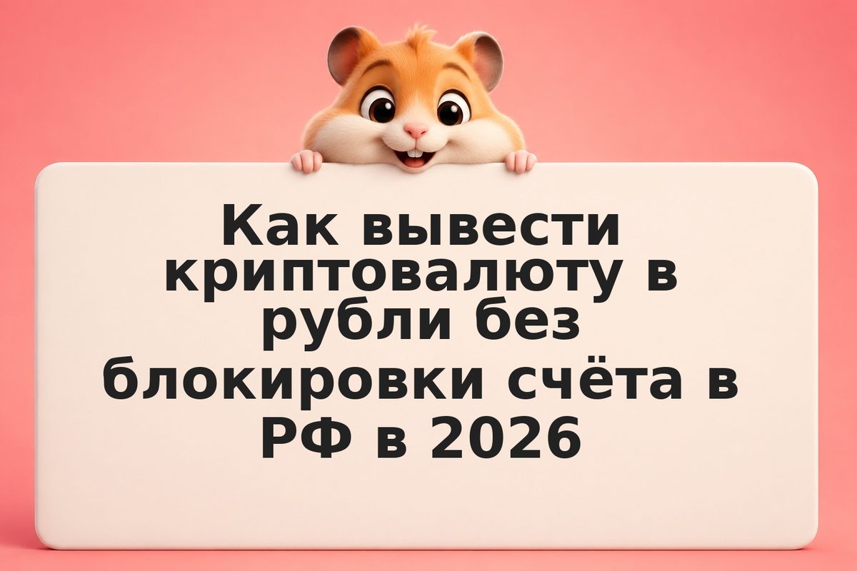 Как вывести криптовалюту в рубли без блокировки счёта в РФ в 2026