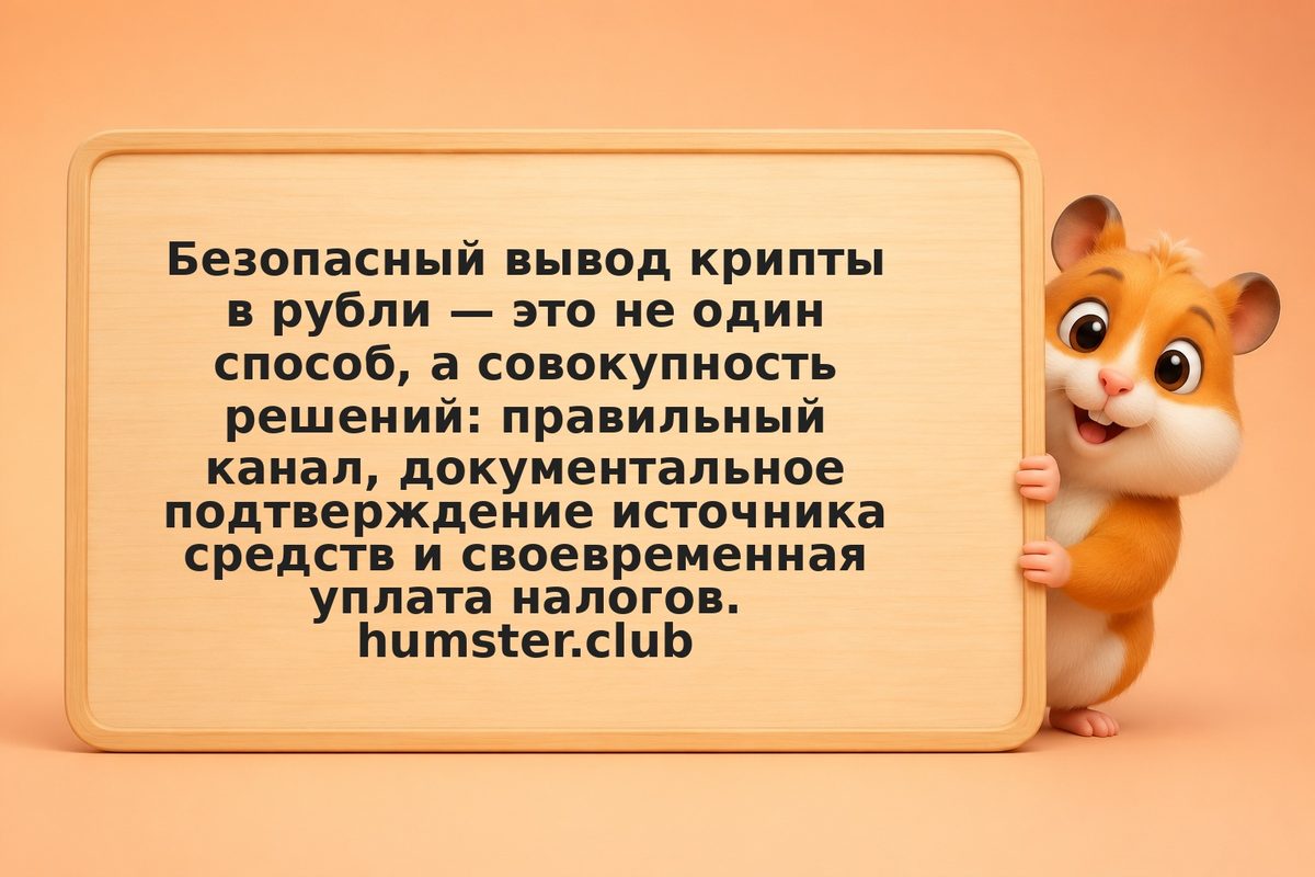 Как вывести криптовалюту в рубли без блокировки счёта в РФ в 2026