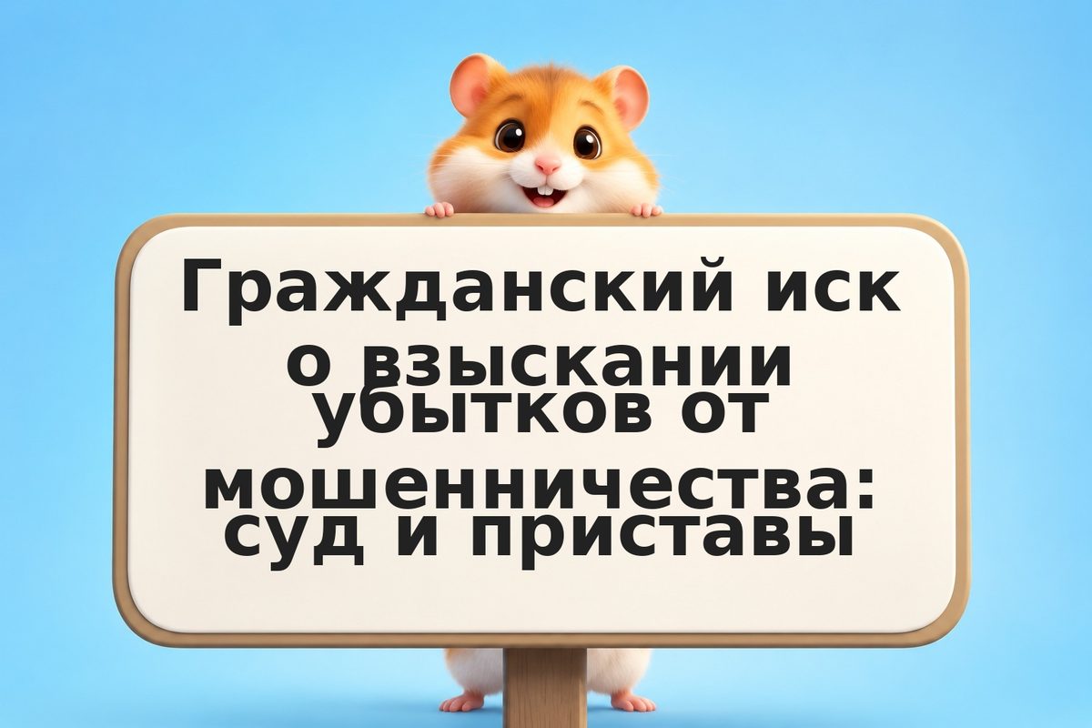 Гражданский иск о взыскании убытков от мошенничества: суд и приставы