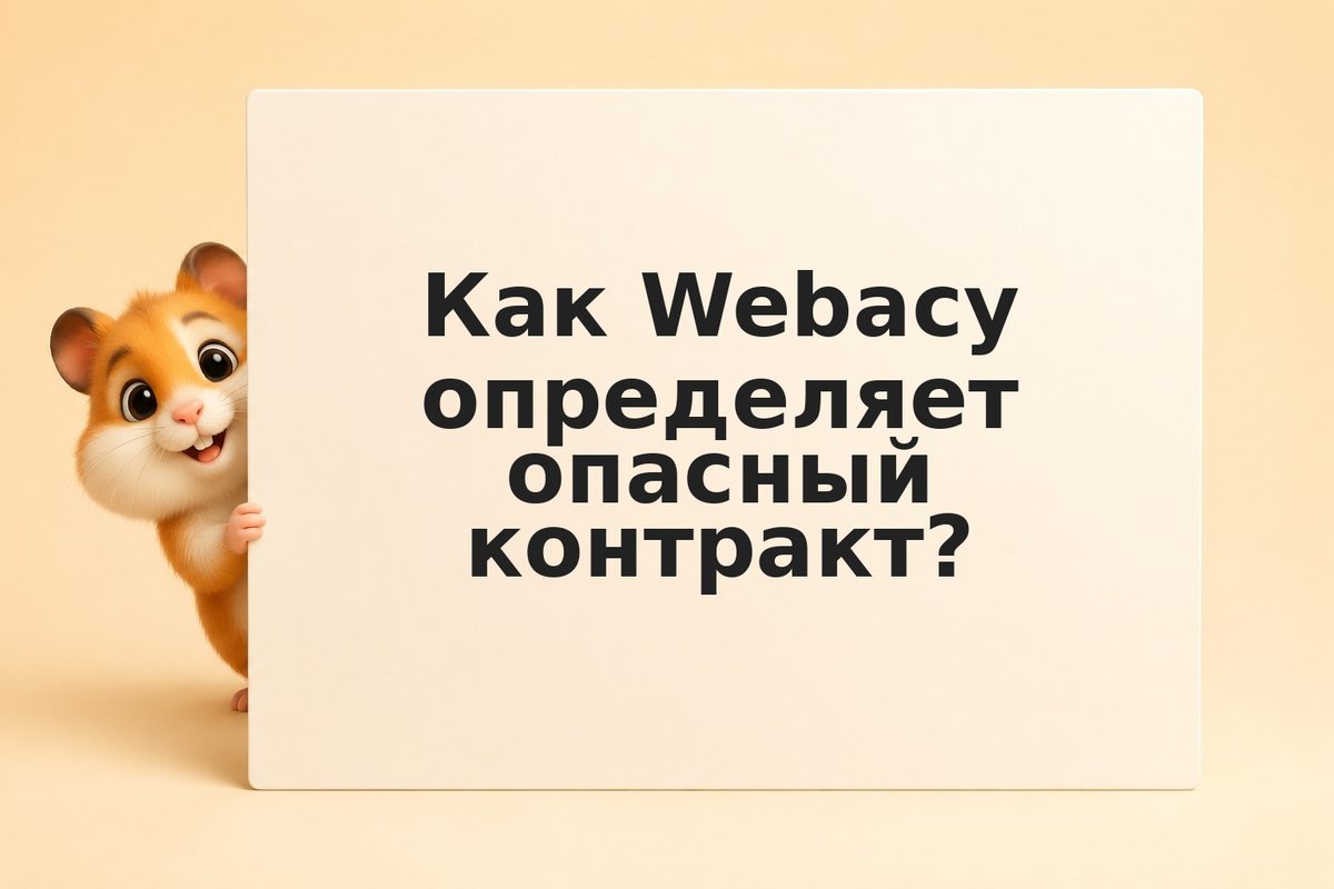 Webacy: как расширение защищает кошелёк от скам-контрактов и опасных транзакций