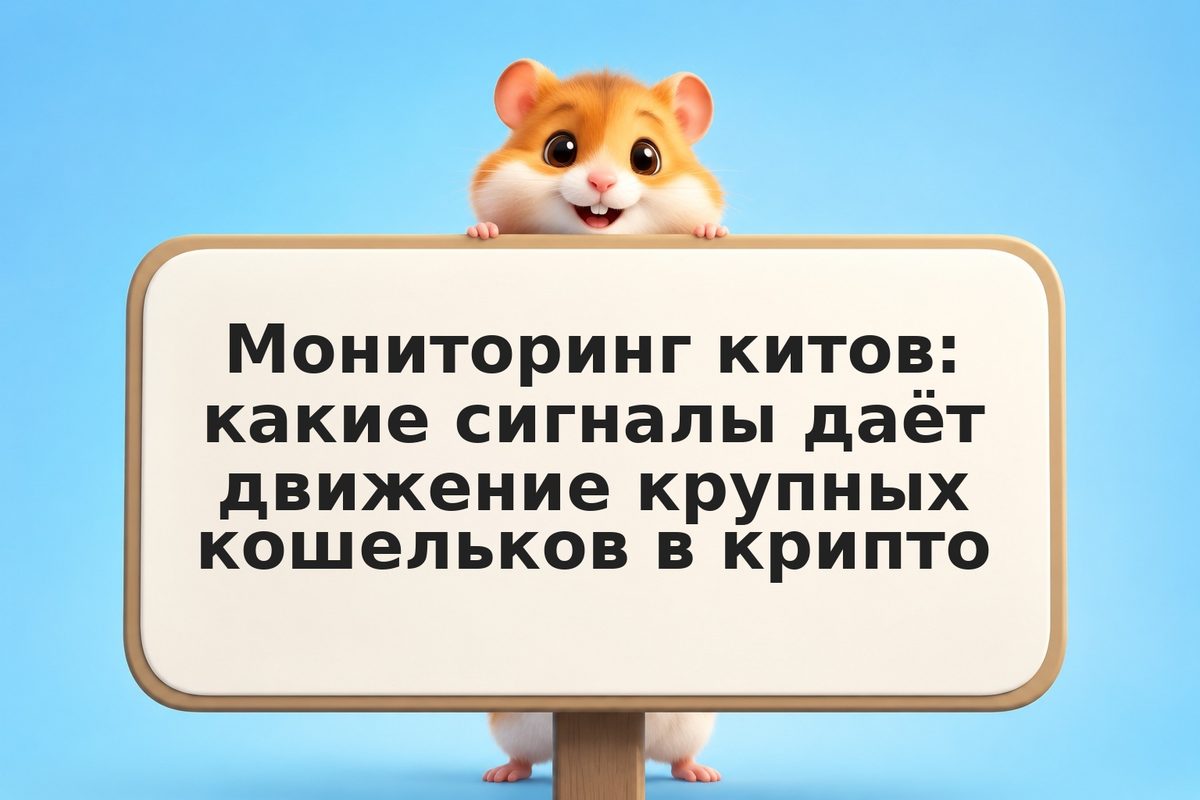 Мониторинг китов: какие сигналы даёт движение крупных кошельков в крипто