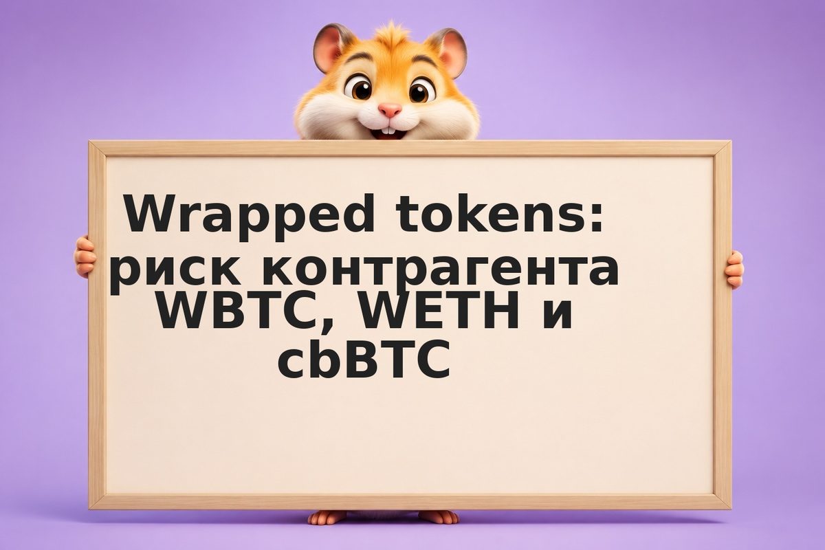 Wrapped tokens: риск контрагента WBTC, WETH и cbBTC