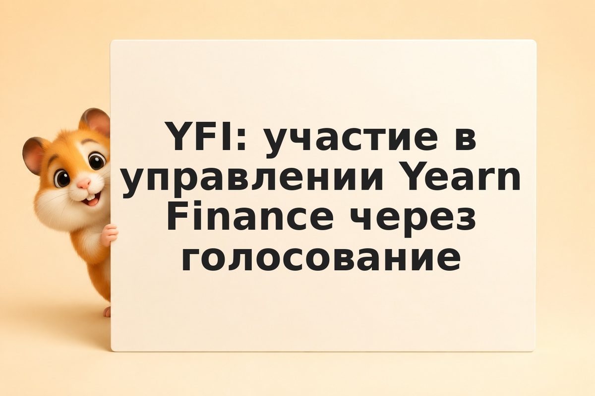 YFI: участие в управлении Yearn Finance через голосование