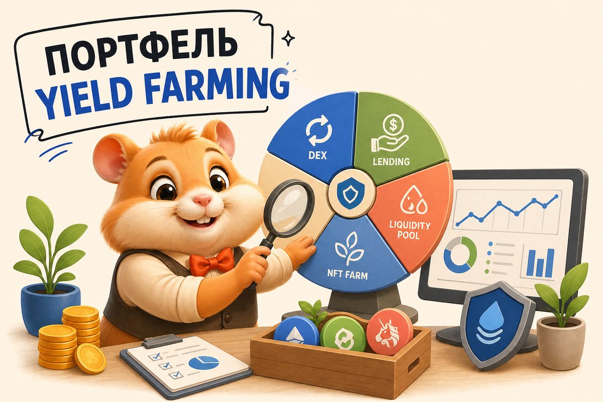 Yield farming портфель 2026: 5 стратегий от стейблкоинов до ETH и LSD