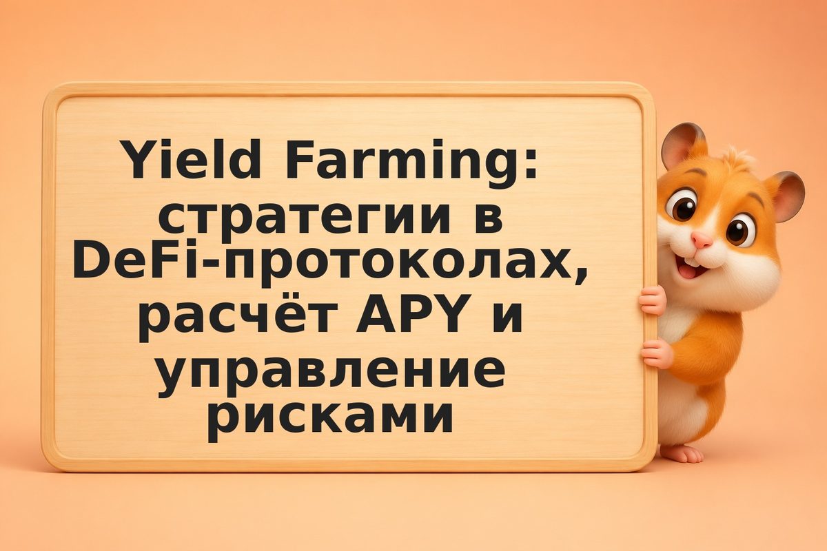 Yield Farming: стратегии в DeFi-протоколах, расчёт APY и управление рисками