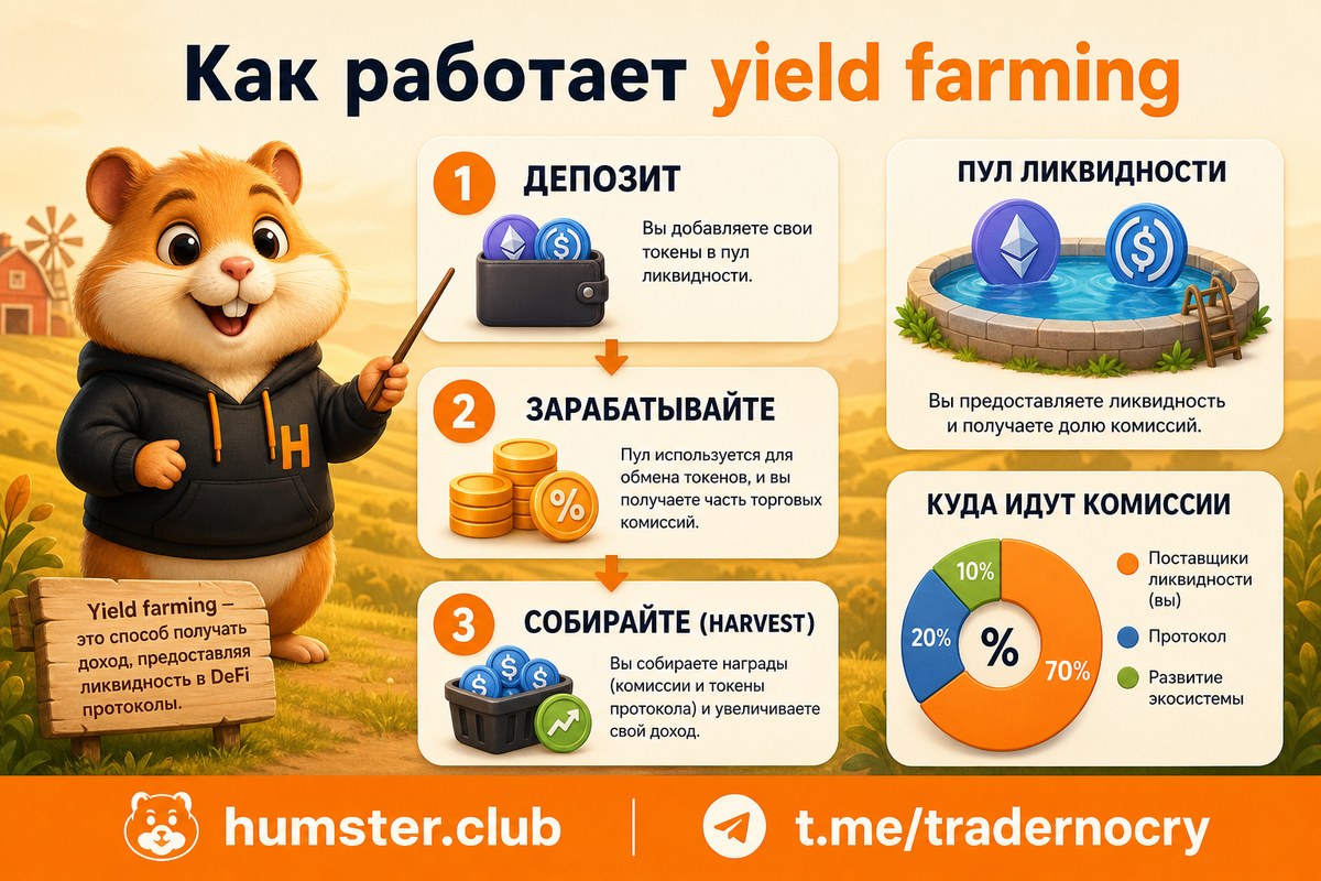 Yield farming: доходность в DeFi