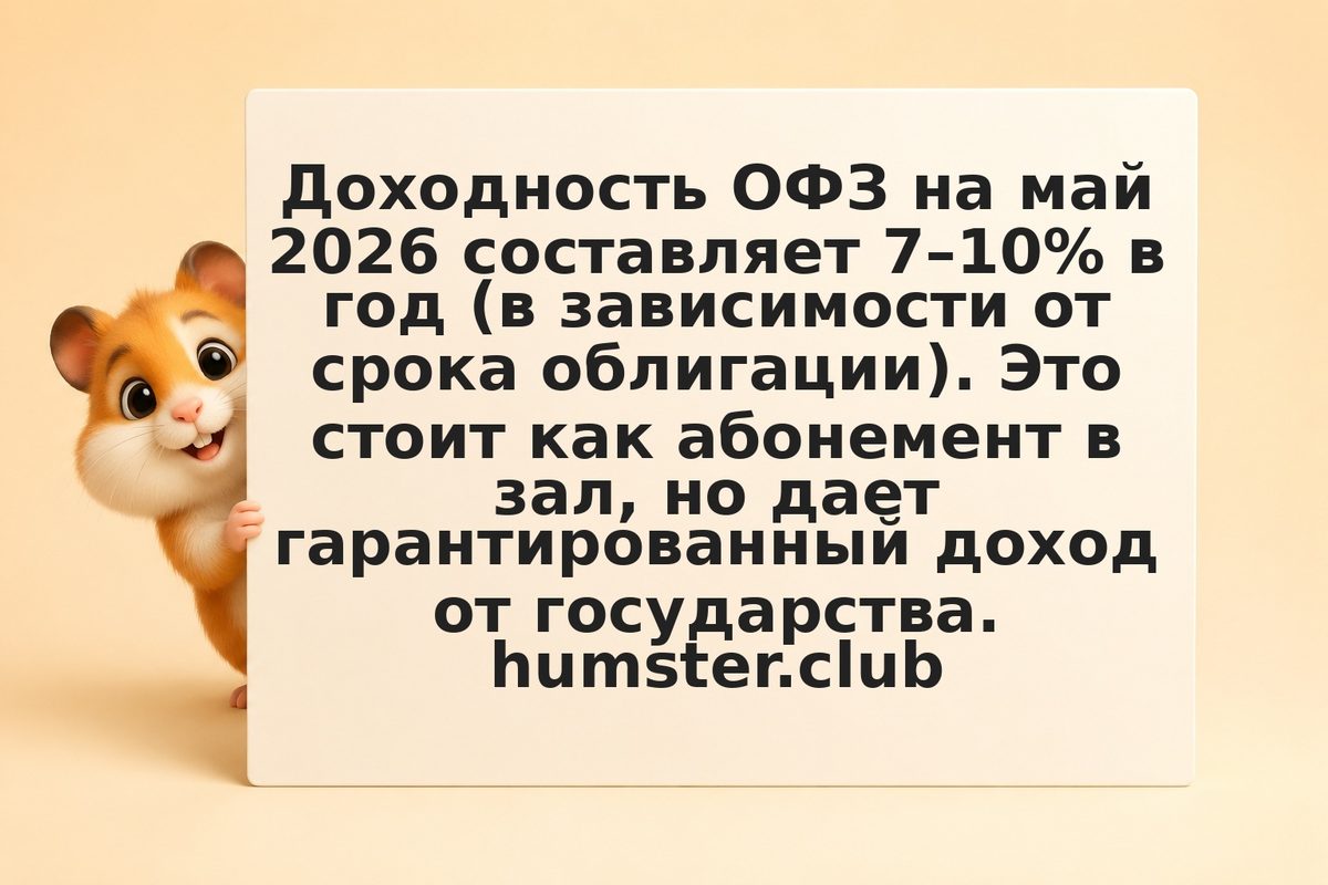 Доходность ОФЗ на сегодня: актуальные ставки 2026
