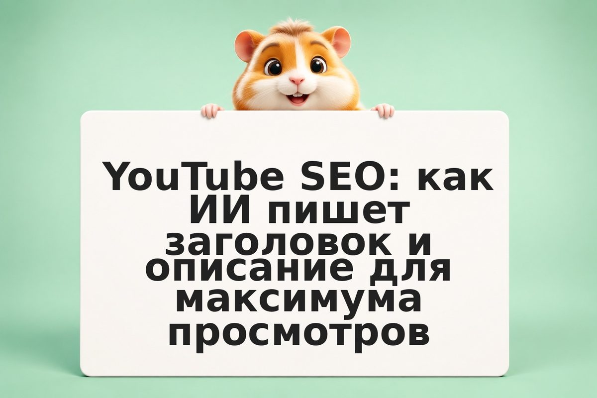 YouTube SEO: как ИИ пишет заголовок и описание для максимума просмотров